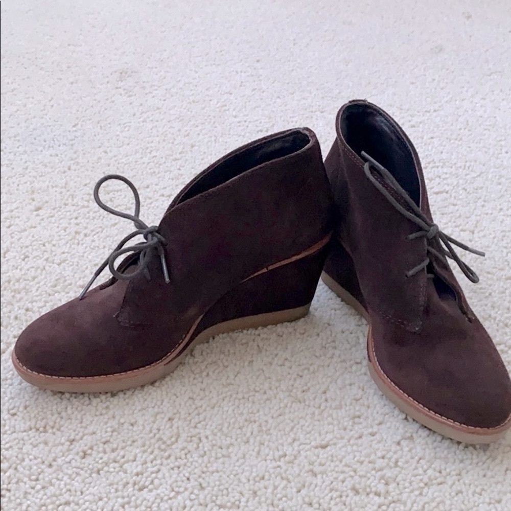 Coach suede boots